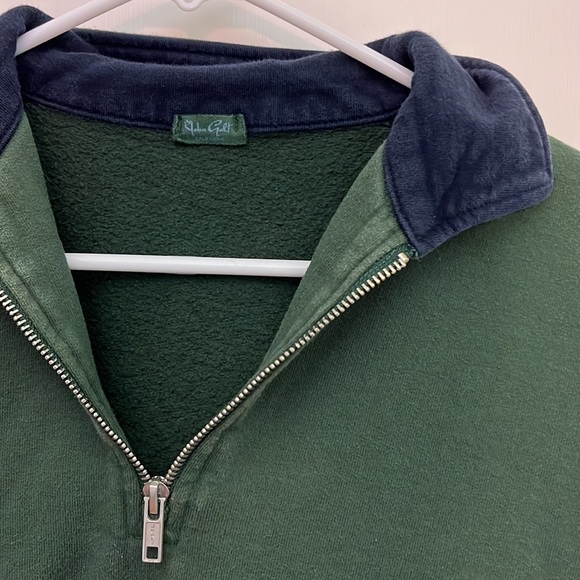 Brandy Melville Green Qtr Zip - Picture 3 of 5